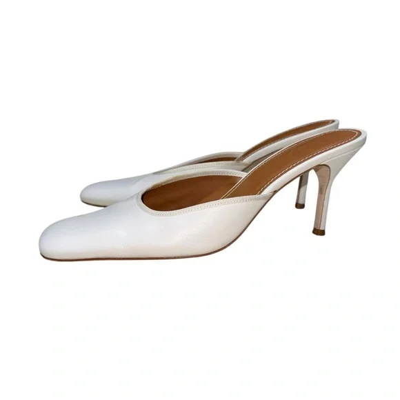 STAUD Otto 90 Mules in Smooth Leather - Picture 4 of 8